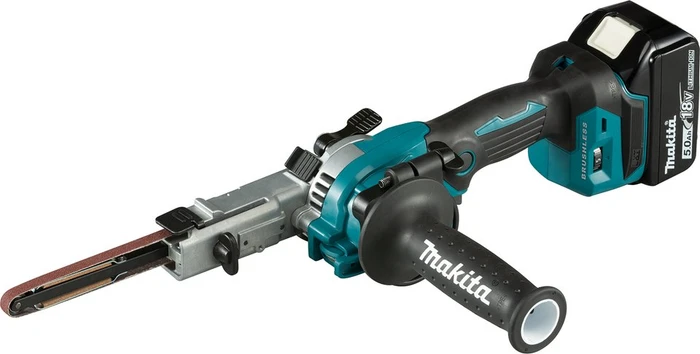 Makita DBS180RTJ Akku-Bandfeile inkl. MAKPAC + 2 Akkus 5.0Ah