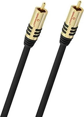 Oehlbach NF Sub 200 Subwoofer Cinch Kabel schwarz 2m