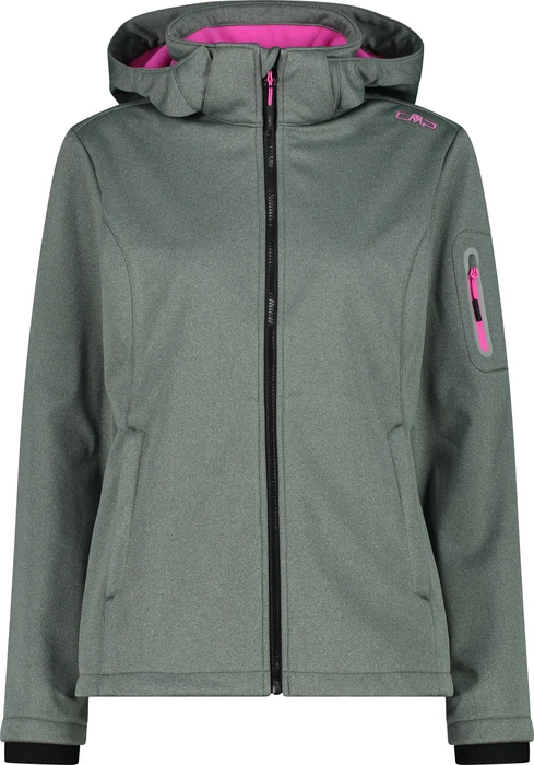 CMP Melange Softshell Funktionsjacke mineral mel (Damen)