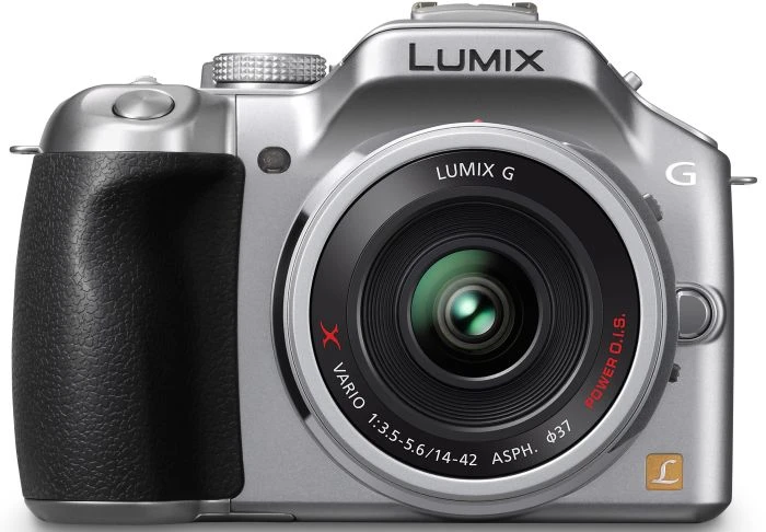 Panasonic Lumix DMC-G5 silber mit Objektiv Lumix G X Vario PZ 14-42mm 3.5-5.6 ASPH OIS