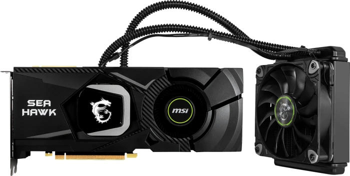 MSI GeForce RTX 2080 Sea Hawk X, 8GB GDDR6, HDMI, USB-C, 3x DP