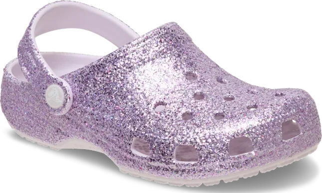 Crocs Classic Chunky Glitter Clog grape ice (Junior)