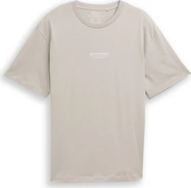 Tom Tailor Relaxed Fit aus Baumwolle T-Shirt kurzarm light dove grey (Herren)