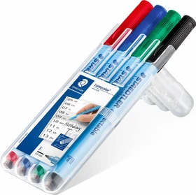 Staedtler Lumocolor 305 F correctable sortiert, 4er-Set