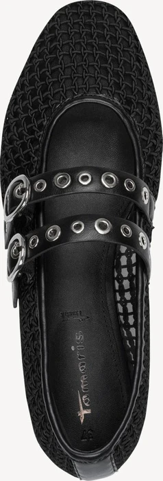 Tamaris Spangenballerinas schwarz (Damen)