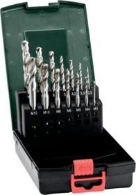Metabo Maschinen-Gewindebohrer-Sortiment inkl. Werkzeugbox, 14-tlg.