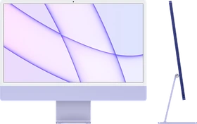 Apple iMac 24", violett, M1 - 8 Core CPU / 8 Core GPU, 16GB RAM, 256GB SSD, 1Gb LAN [2021]