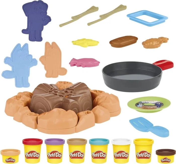 Hasbro Play-Doh Knete Zeltspaß mit Bluey