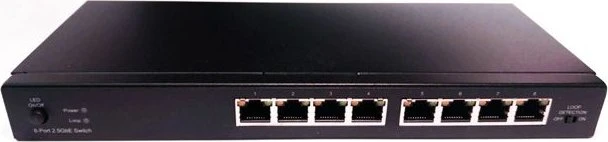Longshine LCS Desktop 2.5G Switch, 8x RJ-45