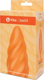 b-Vibe Swirl Plug orange