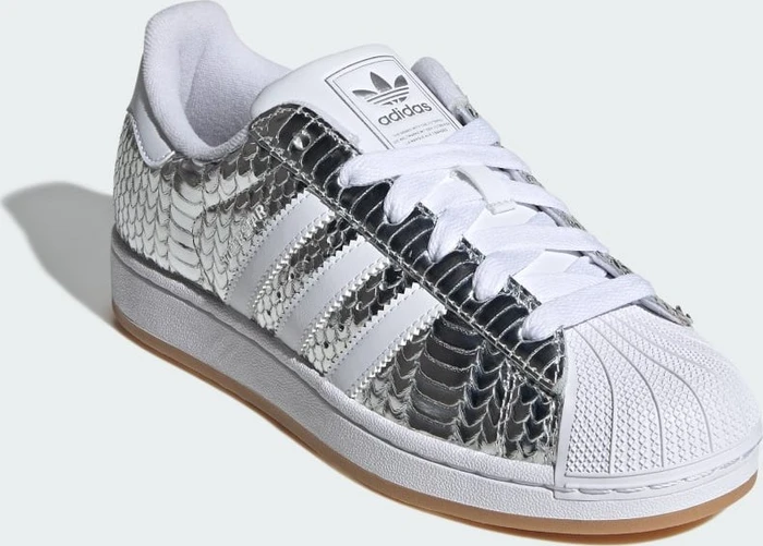 adidas Superstar II silver metallic/cloud white/grey two (Damen)