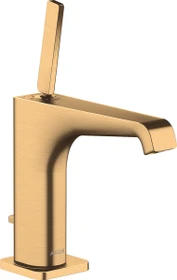 Hansgrohe Axor Citterio E 130 Waschbeckenarmatur mit Ablauffernbedienung brushed brass