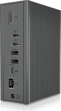 RaidSonic Icy Box IB-DK2262AC Multiport-Adapter, USB-C 3.0 [Buchse]