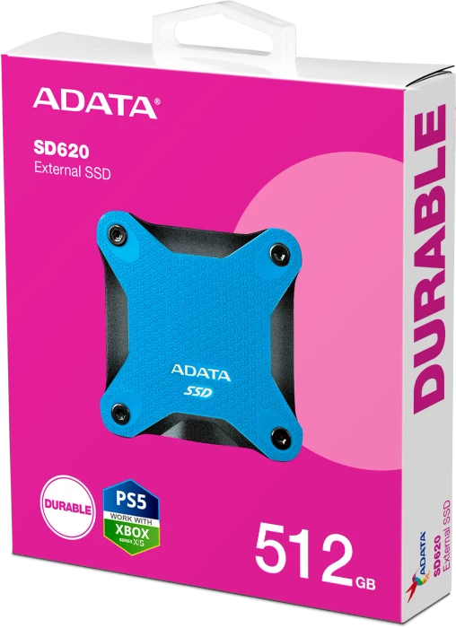 ADATA SD620, blau, 512GB, USB 3.0 Micro-B