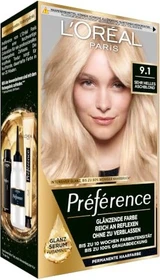 L'Oréal Récital Préférence Haarfarbe 9.1 hellaschblond