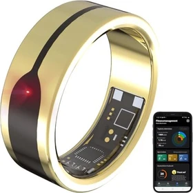 newgen medicals Fitness-Tracker Ring Größe 11 gold