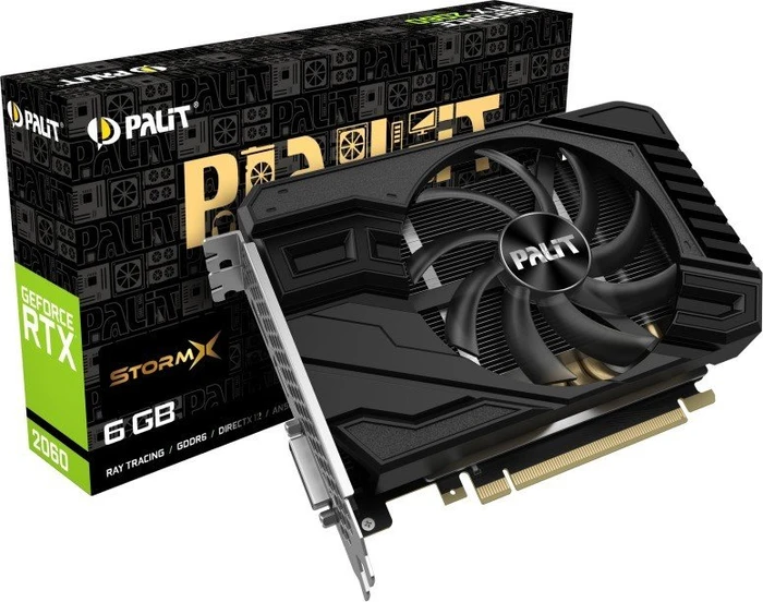 Palit GeForce RTX 2060 StormX, 6GB GDDR6, DVI, HDMI, DP