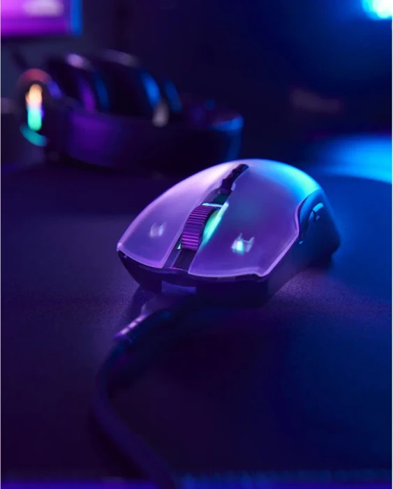 Hama uRage Reaper 515 Illuminated Gaming Mouse schwarz/transparent, USB
