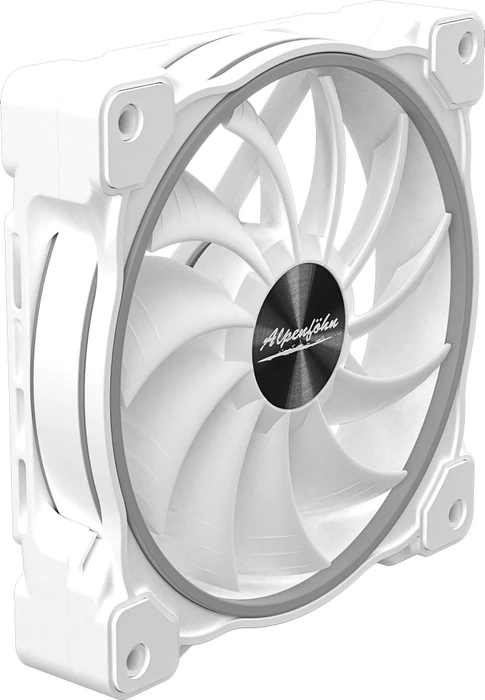 Alpenföhn Wing Boost 3 ARGB White Edition Triple, weiß, LED-Steuerung, Fernbedienung, 120mm, 3er-Pack