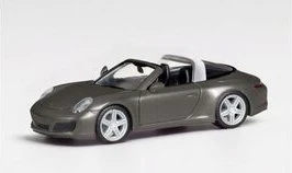 Herpa Porsche 911 Targa 4 achatgrau metallic