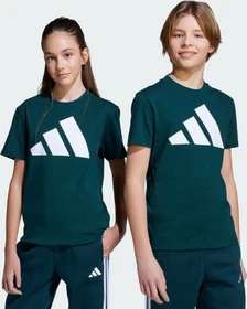 adidas Essentials T-Shirt kurzarm aurora ivy/white (Junior)