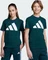 adidas Essentials T-Shirt kurzarm aurora ivy/white (Junior) Vorschaubild
