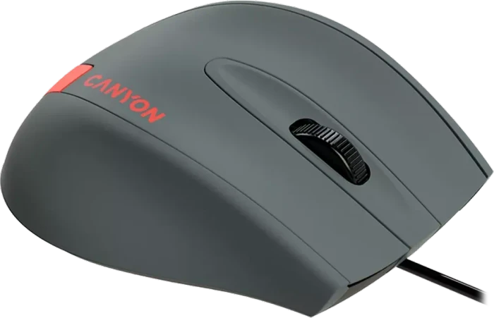 Canyon M-11 Wired Mouse, grau/rot, USB