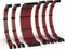 EZDIY-FAB Cable Extension Kit, 1x 24-Pin, 2x 4/8-Pin ATX, 3x 8-Pin PCIe, 16AWG, schwarz/rot Vorschaubild