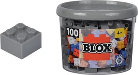 Simba Toys Blox 100 4er Steine grau