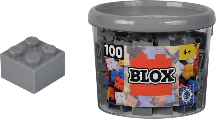 Simba Toys Blox 100 4er Steine grau