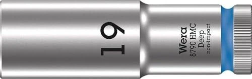 Wera 8790 HMC Deep Außensechskant Steckschlüssel 1/2", 19x83mm