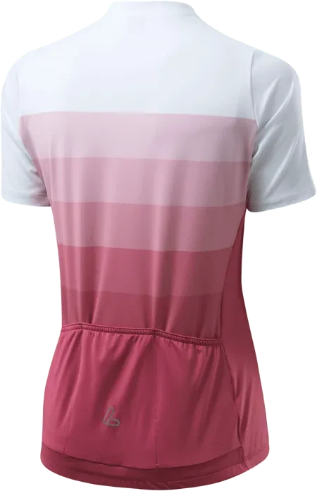 Löffler Rainbow Full-Zip Trikot kurzarm malaga (Damen)