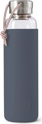 black+blum Glas Trinkflasche 600ml slate