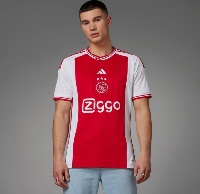 adidas Ajax 2023/2024 Heimtrikot white/bold red (Herren)