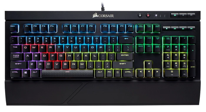 Corsair Gaming K68 RGB, LEDs RGB, MX RGB RED, USB, DE