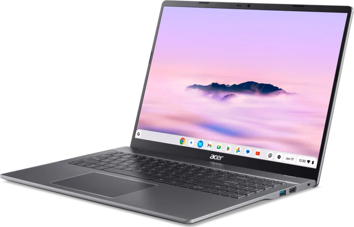 Acer Chromebook Plus 516 CB516-1HT-35KB, Steel Gray, Core 3 100U, 8GB RAM, 256GB SSD, DE