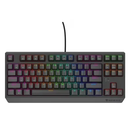 Genesis Thor 230 TKL Lite, schwarz, LEDs RGB, hot-swap, Outemu Red, USB, US