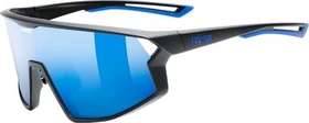 UVEX skyryse black matt/mirror blue