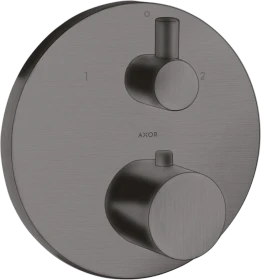 Hansgrohe Axor Uno Thermostat Unterputz mit Ab- und Umstellventil brushed black chrome