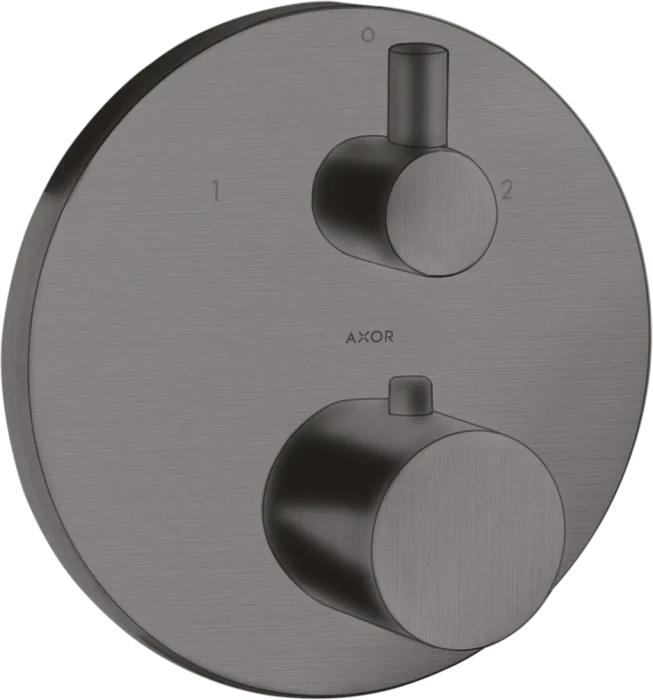 Hansgrohe Axor Uno Thermostat Unterputz mit Ab- und Umstellventil brushed black chrome