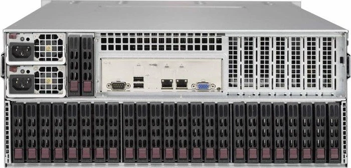 Supermicro SuperChassis 216BE1C-R920LPB, grau/schwarz, 2HE, 1x 920W redundant