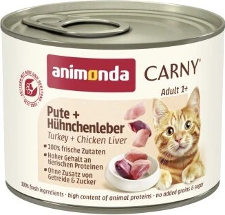 animonda Carny Adult Pute und Hühnchenleber, 1.20kg (6x 200g)