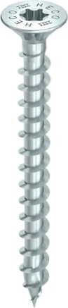 HECO TOPIX-plus verzinkt blau A3K Torx T40 Holzschraube, 8x340mm, 50 Stück