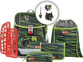 Step by Step 2in1 Plus Wild Cat Schultaschen-Set, 6-tlg.