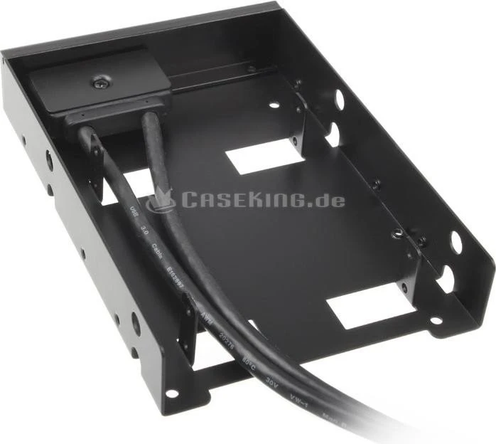 Akasa 3.5" Multifunktionspanel mit SSD/HDD Adapter, USB 3.0