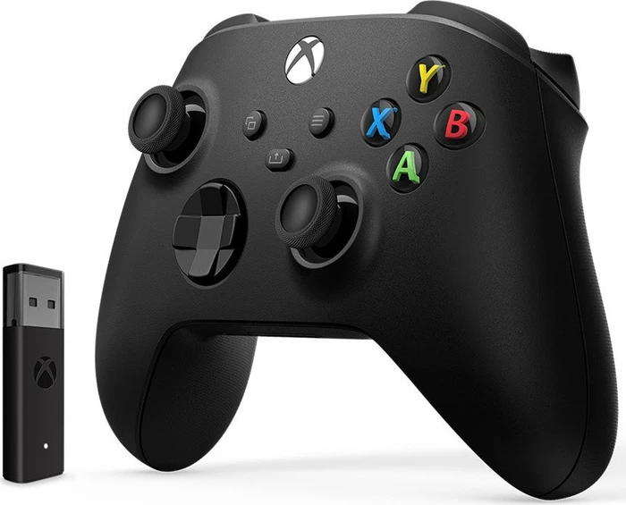 Microsoft Xbox Series X Wireless Controller inkl. Drahtlosadapter für Windows (Xbox SX/Xbox One/PC)