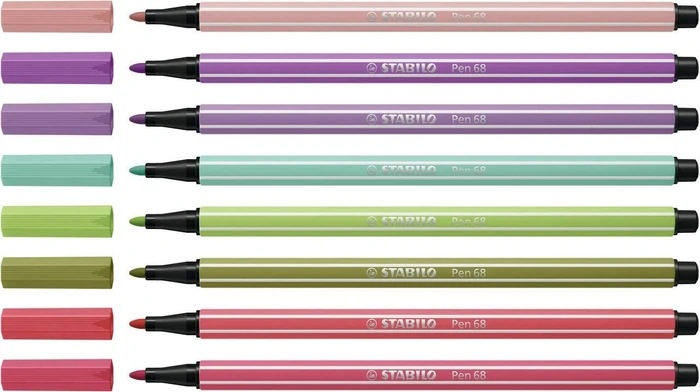 STABILO Pen 68 sortiert, 8er-Set, Etui