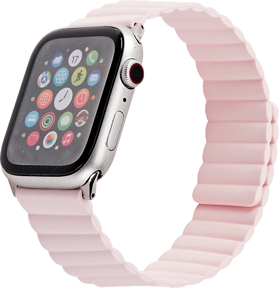 ISY Silikonarmband ISB-2002 für Apple Watch 38mm/40mm/41mm rosa