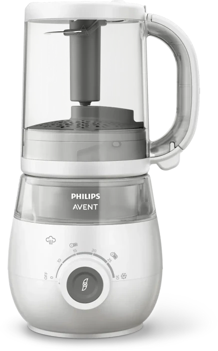Philips Avent SCF883/02 4-In-1-Dampfgarer mit Mixer Babykostzubereiter