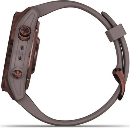 Garmin Fenix 7S Sapphire Solar dark bronze titanium/shale grey